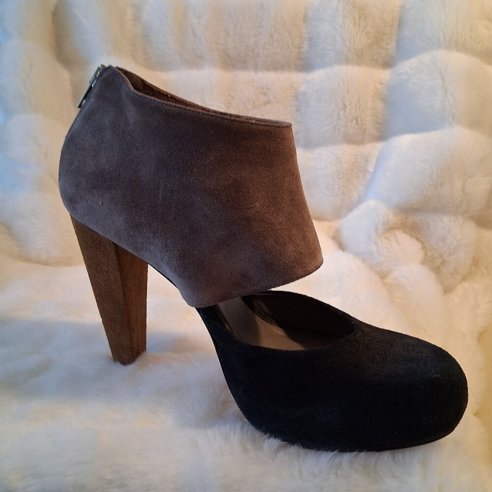 Loeffler Randall Tricolor Suede Bootie